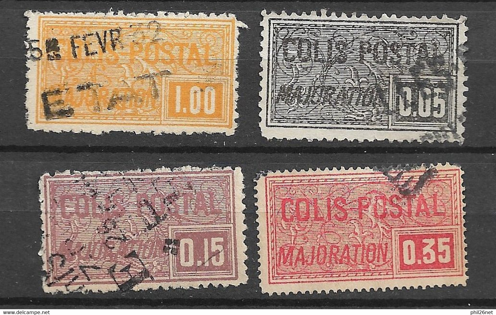 France Colis Postaux N° 15; 16 ; 20 Et 22   Oblitérés B/TB   Voir Scans    Soldé   ! ! ! - Usados