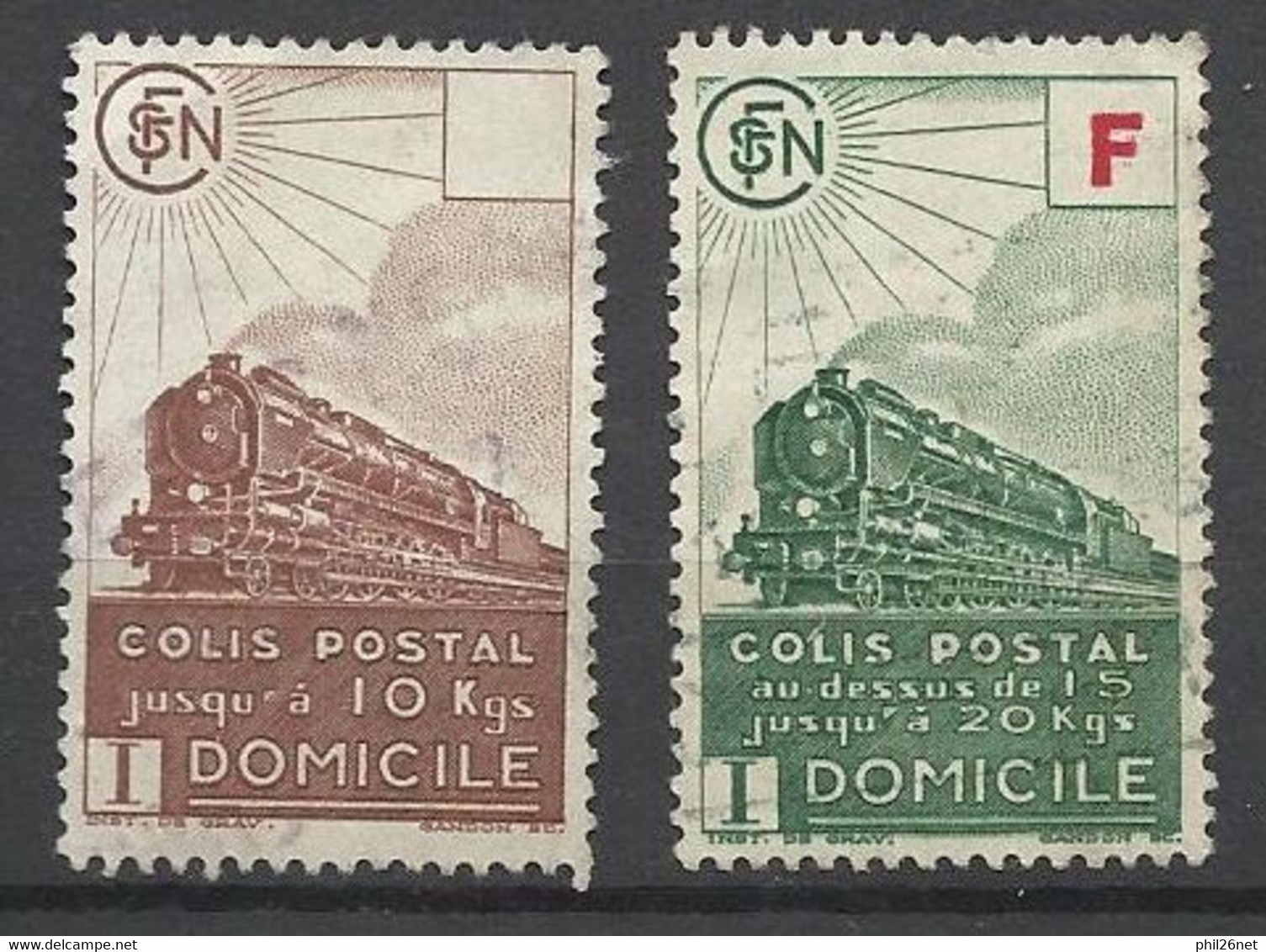 France Colis Postaux N  174  Et 202           Oblitérés B/TB   Voir Scans    Soldé   ! ! ! - Used