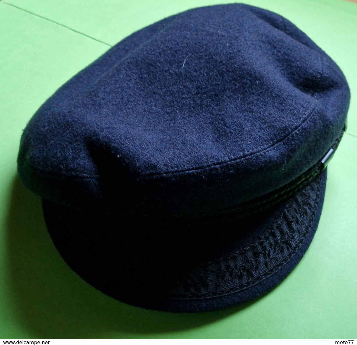 Ancienne CASQUETTE Style De MARIN - Taille 55 - IMPER Laine - " Neuf De Stock" - Vers 1980 - Accessorios