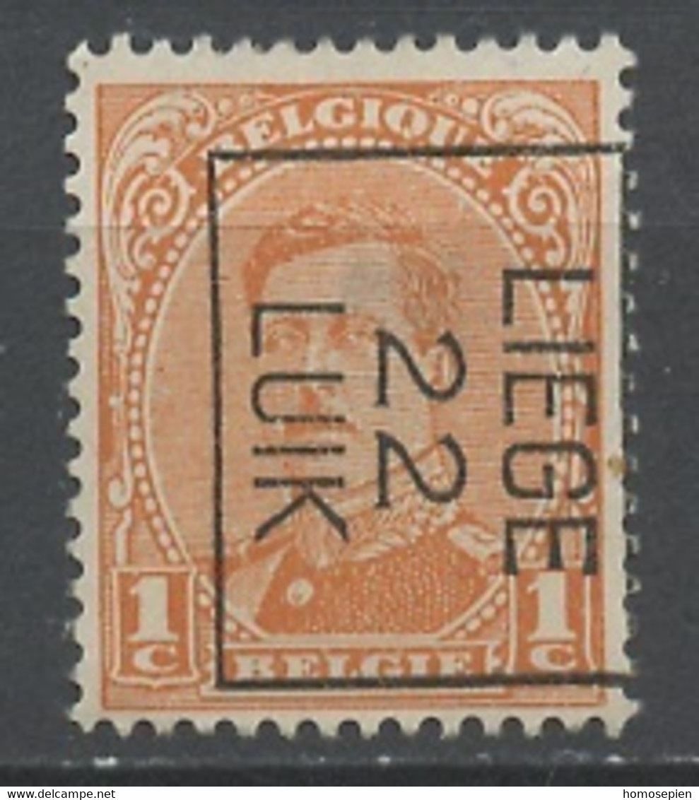 Belgique - Belgium - Belgien Préoblitéré 1915 Y&T N°PREO135 - Michel N°V113 Nsg - 1c Liège 22 - Typografisch 1922-26 (Albert I)