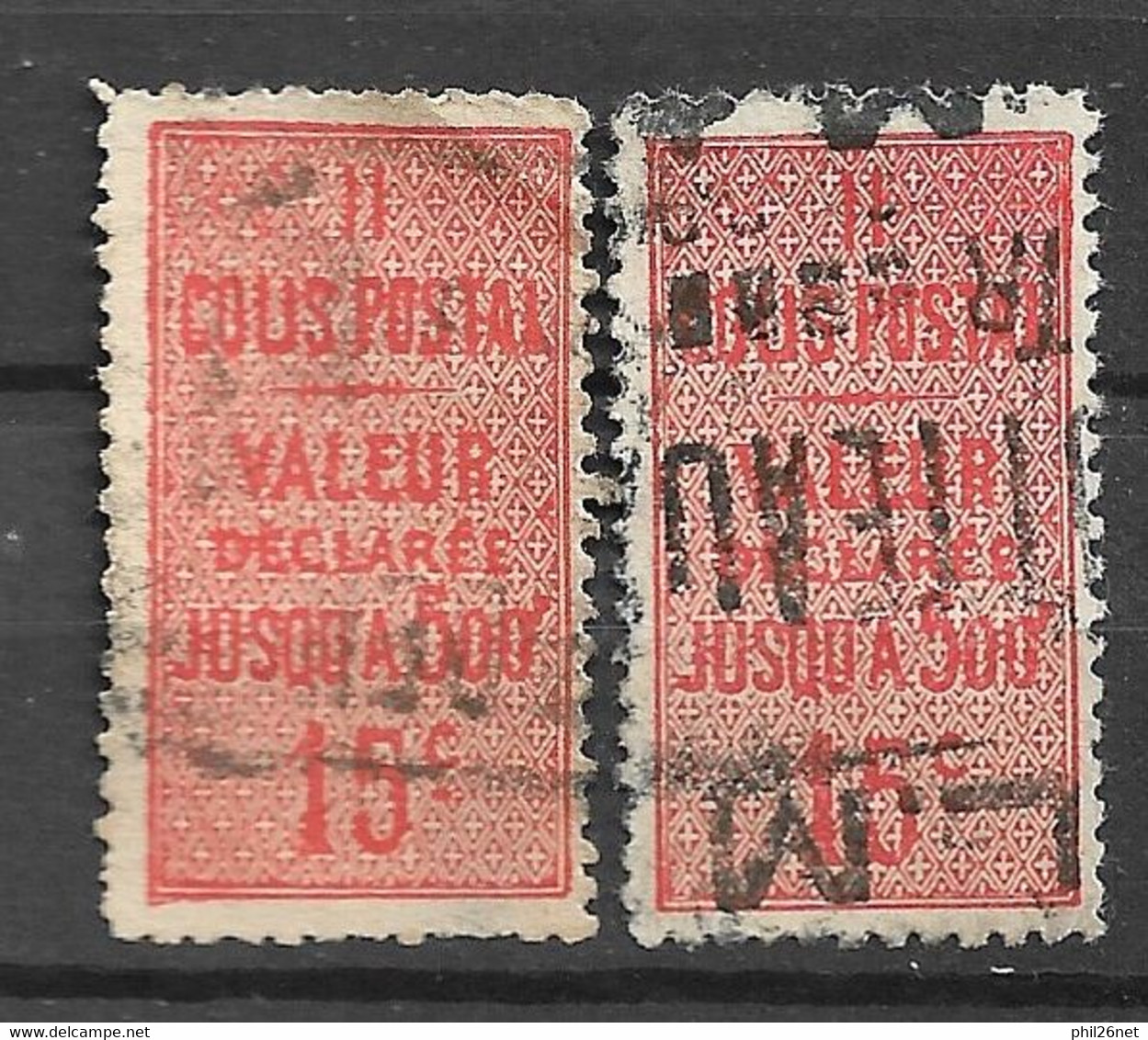 France Colis Postaux   N   6  Et  37       Oblitérés B/TB   Voir Scans    Soldé   ! ! ! - Gebraucht