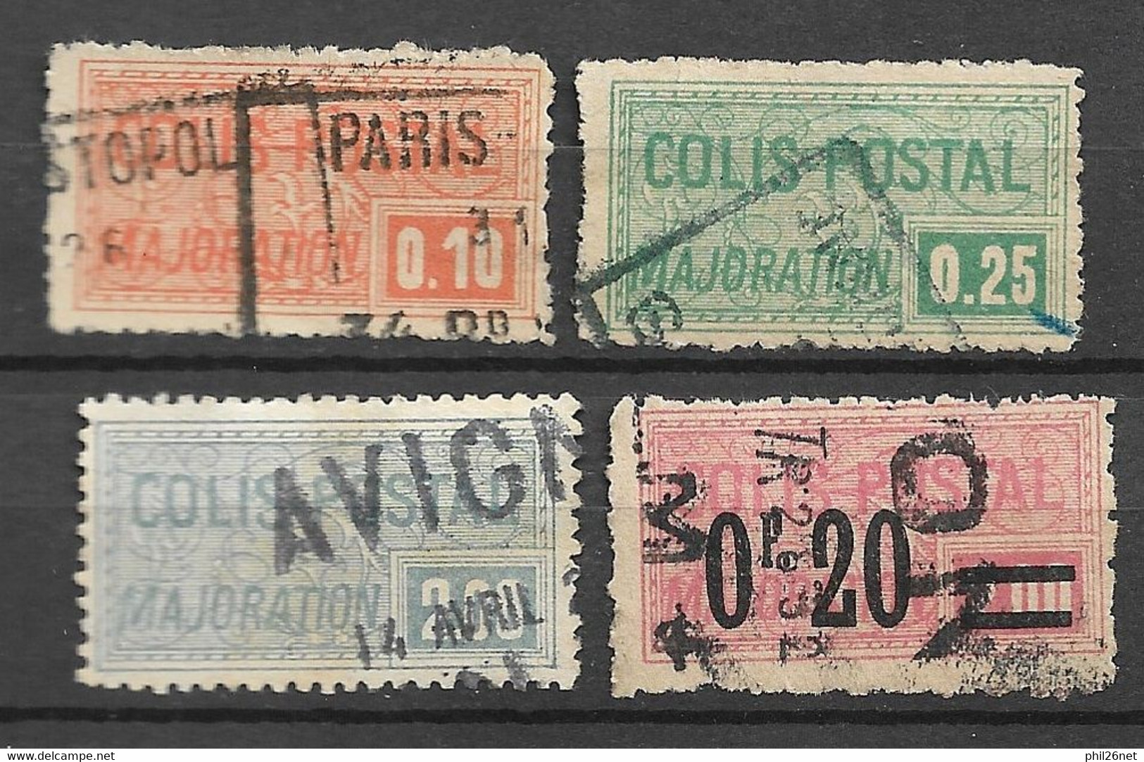 France Colis Postaux   N °34  Et  77  à  79        Oblitérés B/TB   Voir Scans    Soldé   ! ! ! - Gebraucht