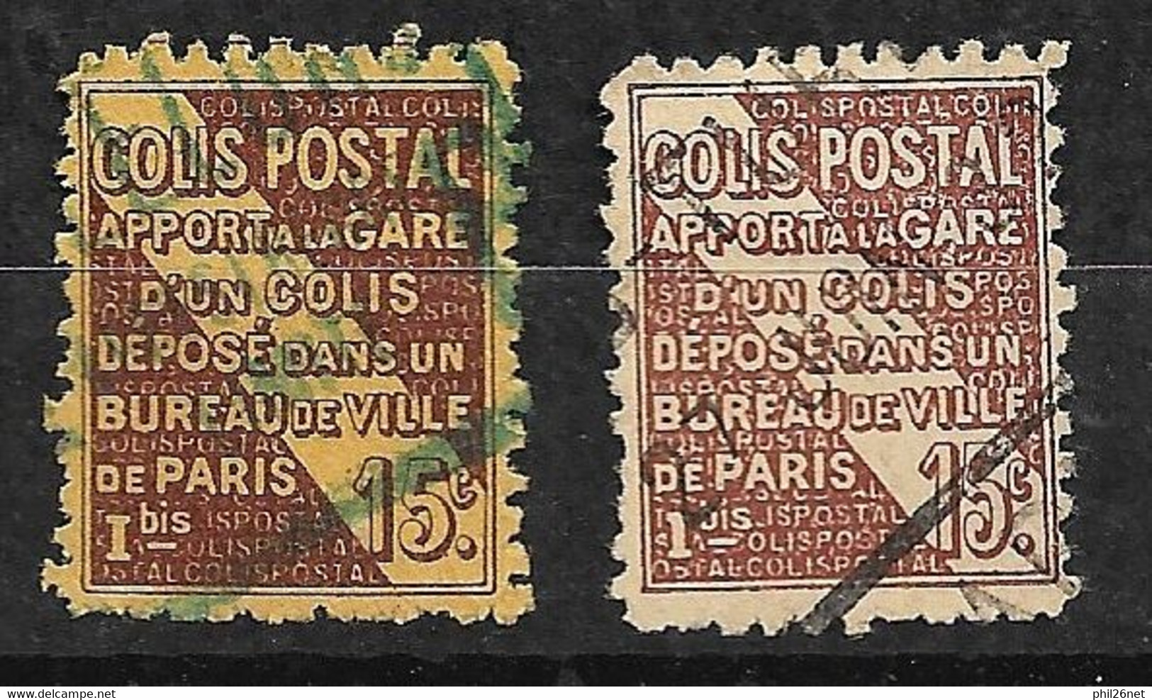 France Colis Postaux   N ° 54 Et  95      Oblitérés B/TB   Voir Scans    Soldé   ! ! ! - Used