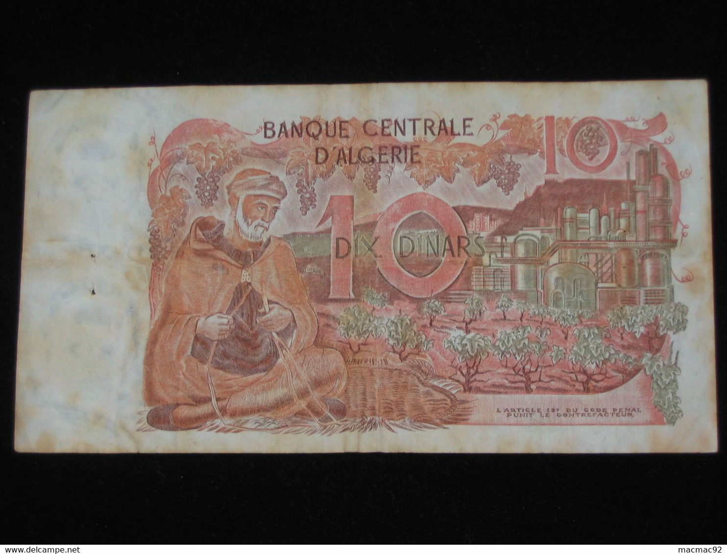 ALGERIE - 10 Dinars 1970 - Banque Centrale De L'Algérie  **** EN ACHAT IMMEDIAT **** - Algeria