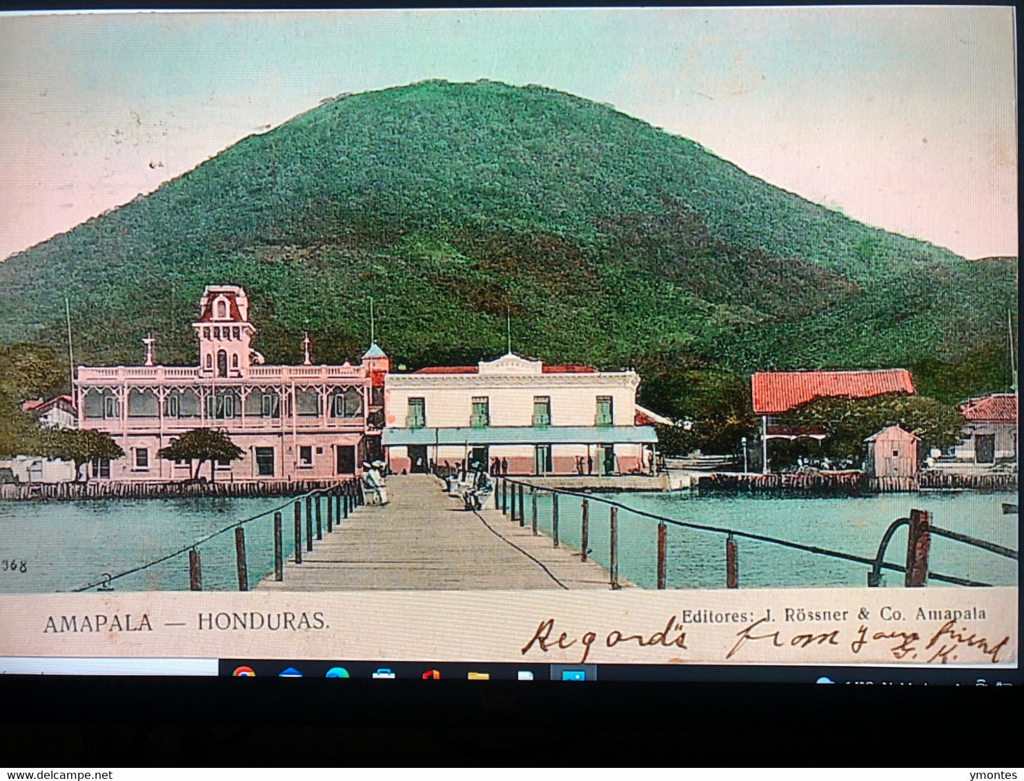 Published By Jose Rossner, Amapala 1908 - Honduras