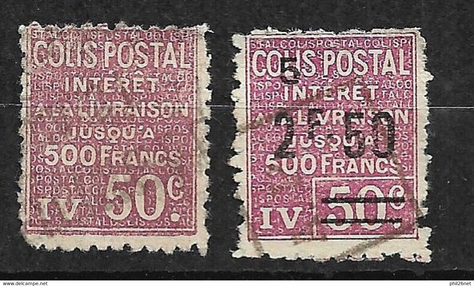 France Colis Postaux   N ° 72  Et  76   Oblitérés B/TB   Voir7scans    Soldé   ! ! ! - Afgestempeld