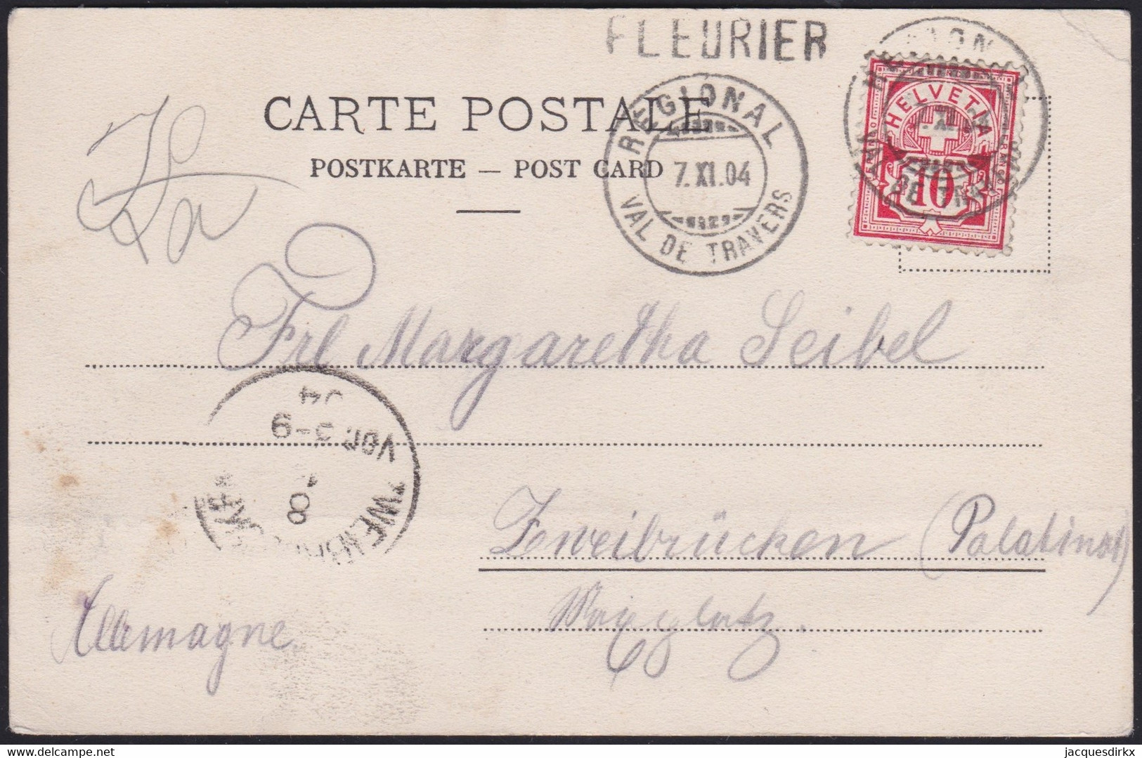 Schweiz    .    Yvert   .   Postkarte  (2 Scans)       .       O    .    Gestempelt - Used Stamps