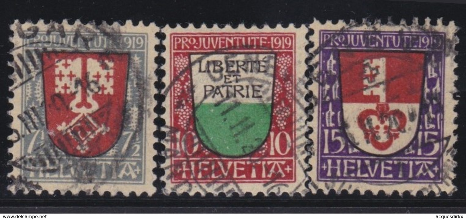 Schweiz    .    Yvert   .   173/175      .       O    .    Gestempelt - Used Stamps