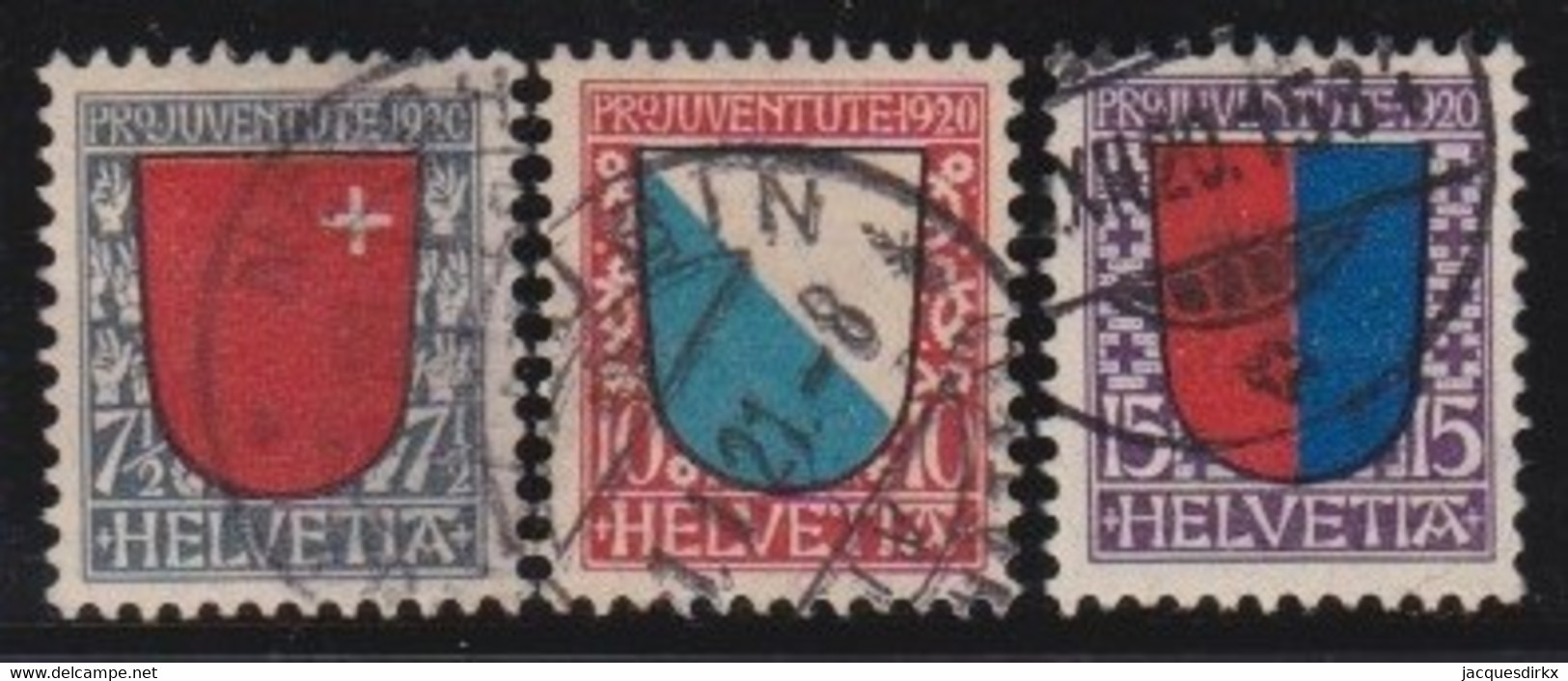 Schweiz    .    Yvert   .   176/178      .       O    .    Gestempelt - Gebraucht