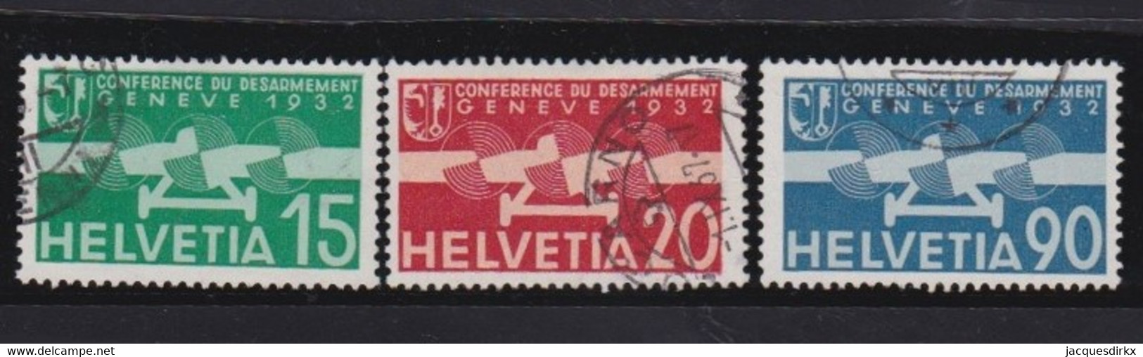 Schweiz    .    Yvert   .   Luft  16/18       .       O    .    Gestempelt - Used Stamps