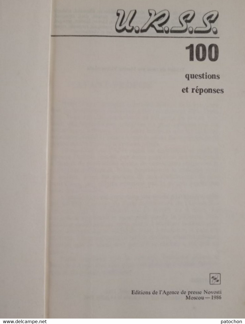 Apprendre Comprendre La Russie Russe Etudiant Chercheur URSS Questions Réponses!