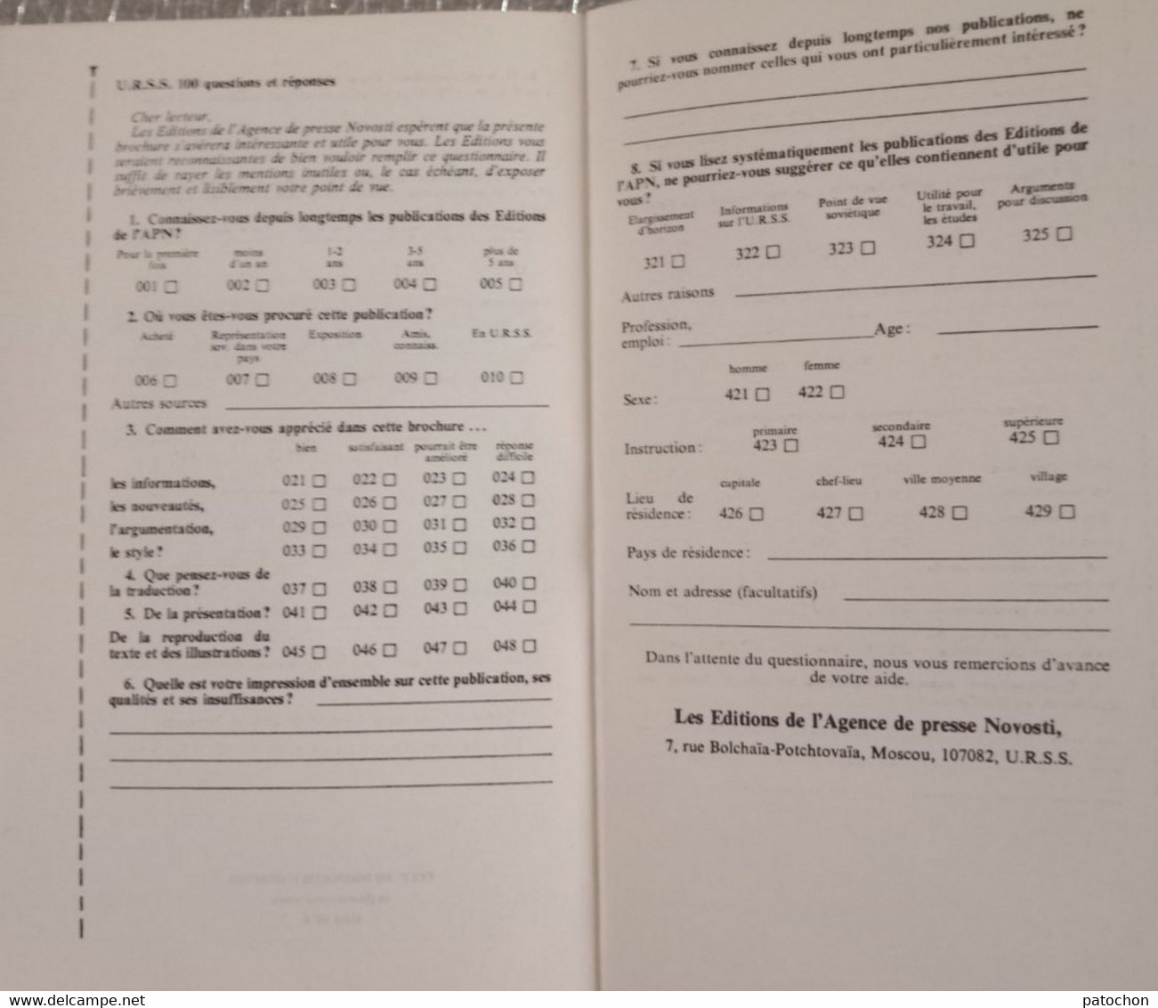 Apprendre Comprendre La Russie Russe Etudiant Chercheur URSS Questions Réponses!