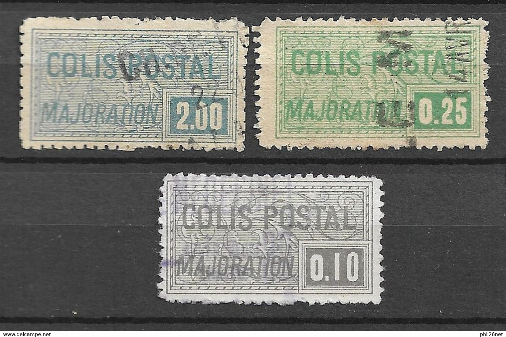 France Colis Postaux   N °155 ; 177 Et 178    Oblitérés B/TB   Voir Scans    Soldé   ! ! ! - Usati