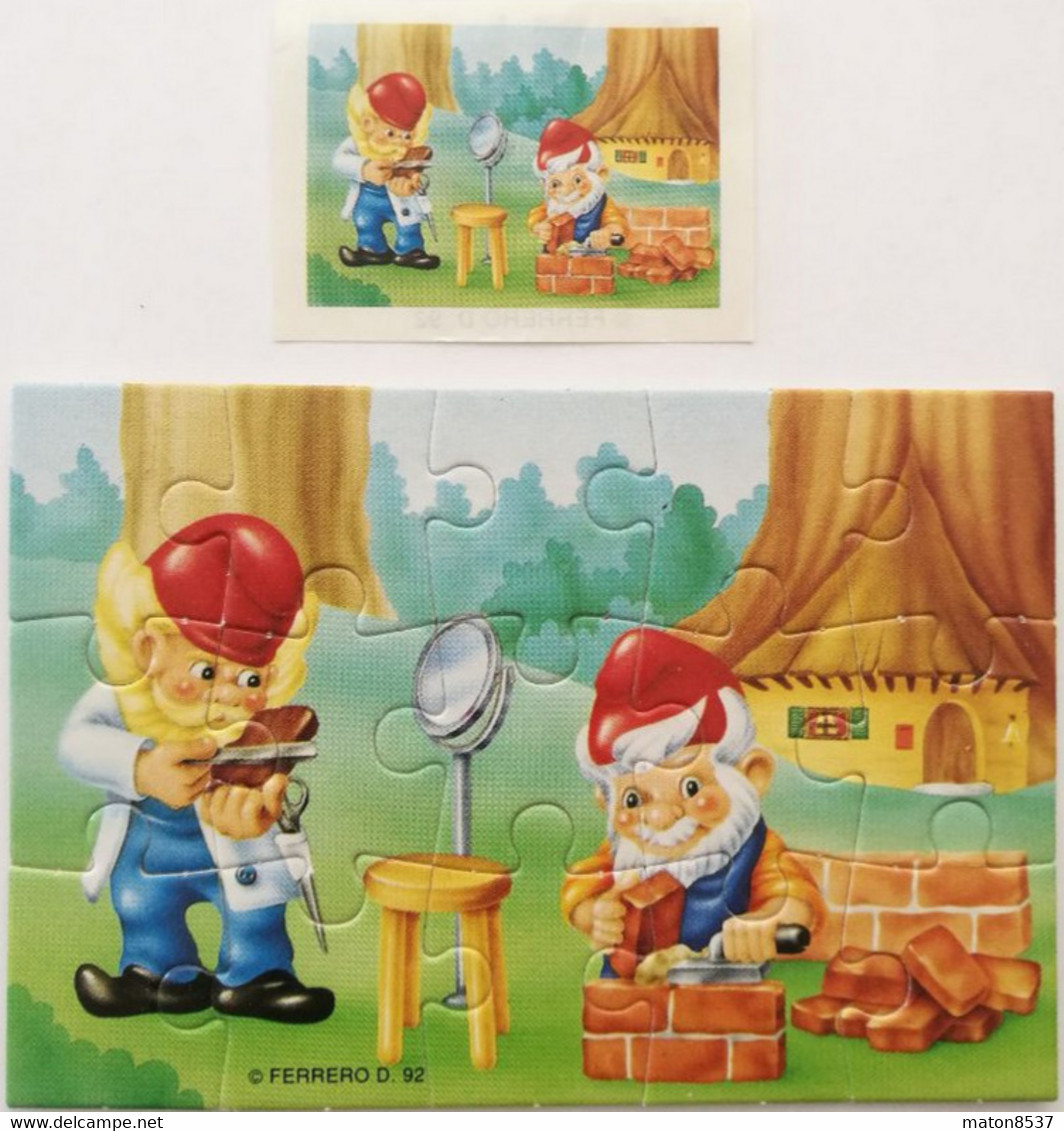 Kinder : Zunft Der Zwerge – Aussen 1993 - Zunft Der Zwerge – 1 + BPZ - Puzzles