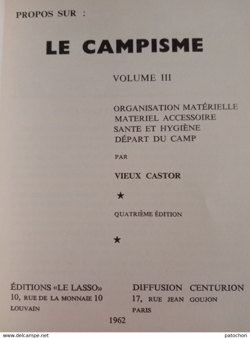 Lot Le Manuel du Chef de Patrouille Scoutisme Campisme L.Lasso Dans la Forêt P.I.D.F