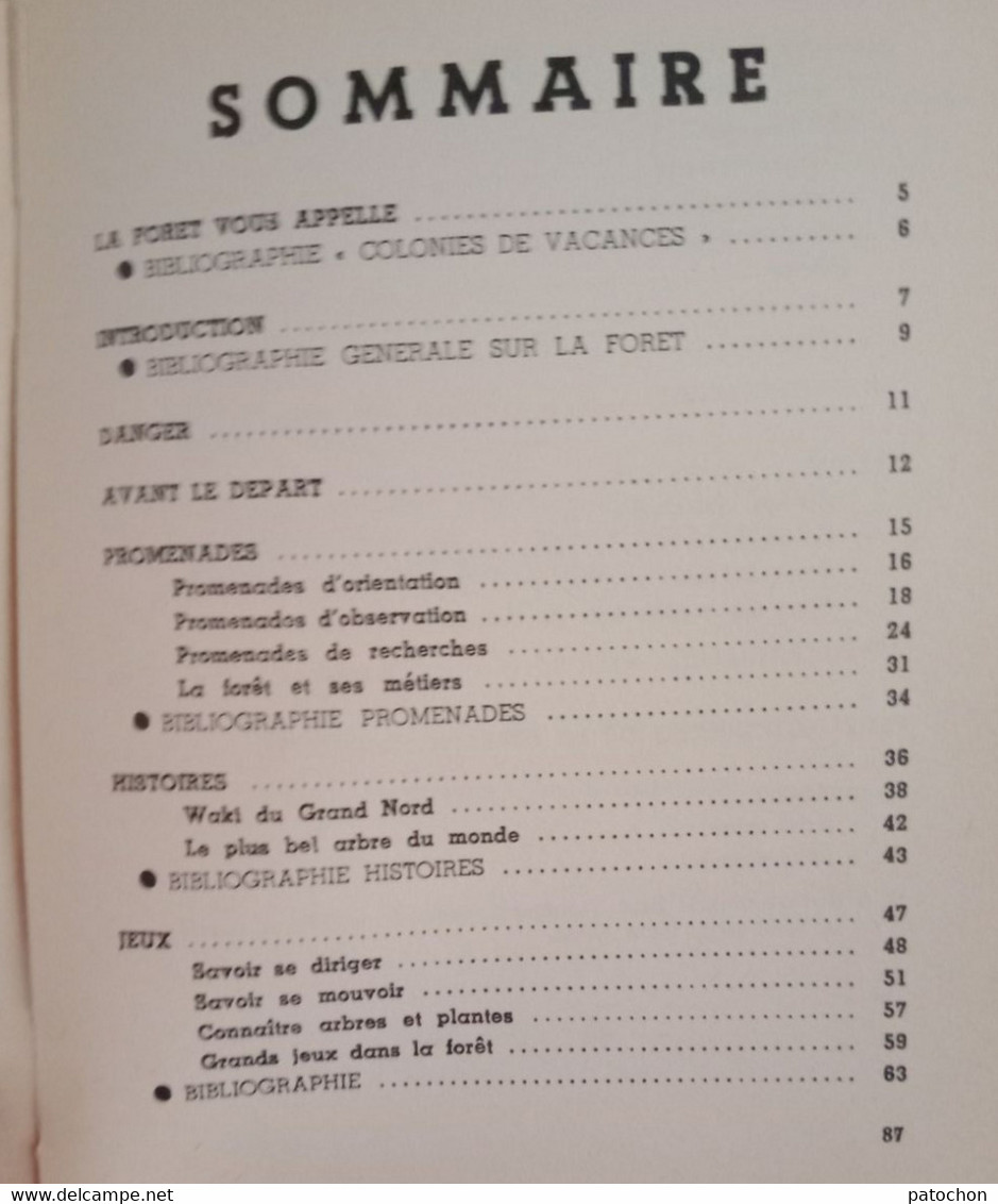 Lot Le Manuel du Chef de Patrouille Scoutisme Campisme L.Lasso Dans la Forêt P.I.D.F