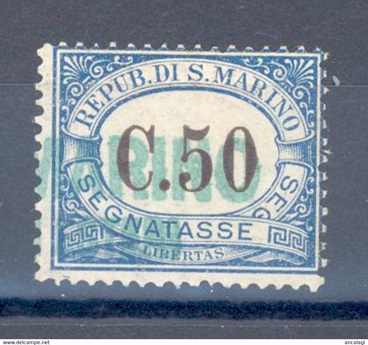 RSM F.lli USATI SEGNATASSE 019 - San Marino 1925 - 1v. Da C.50 - Segnatasse