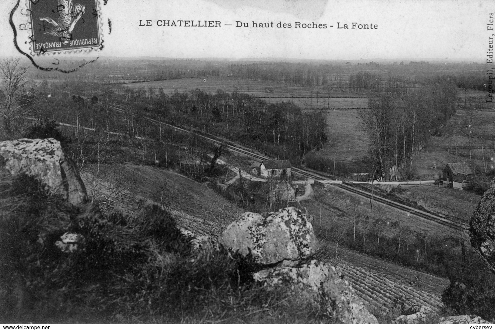 LE CHATELLIER - Du Haut Des Roches - La Fonte - Le Châtellier