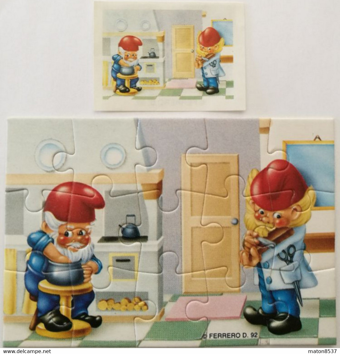 Kinder : Zunft Der Zwerge – Innen 1993 - Zunft Der Zwerge – 1 + BPZ - Puzzles