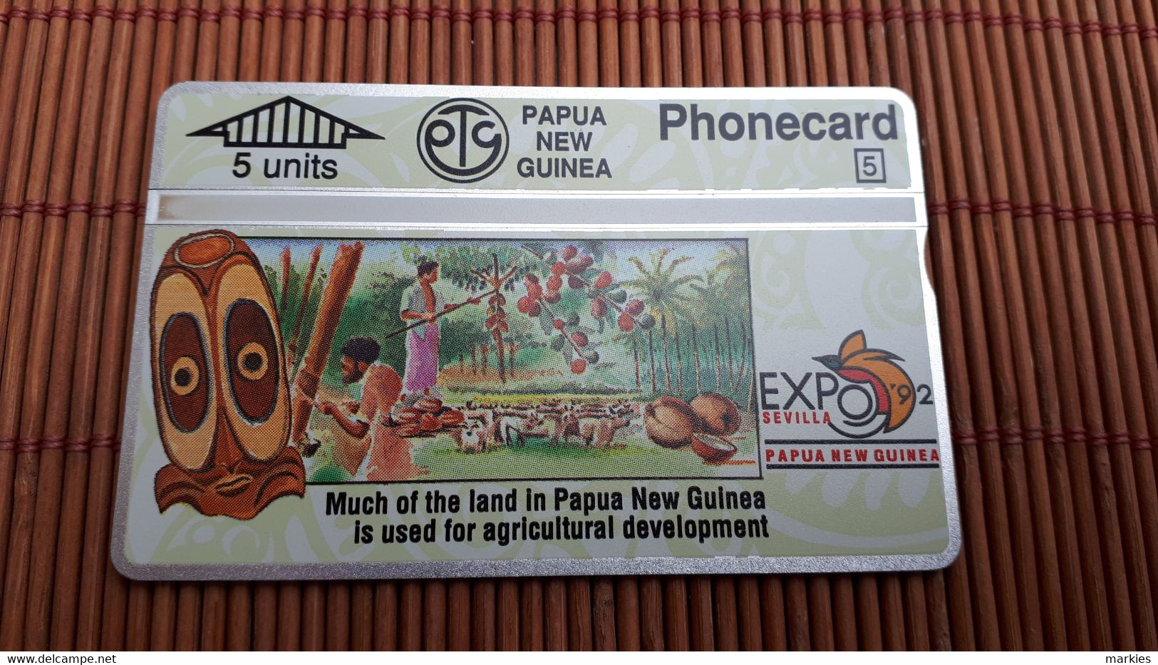 Phonecard Papua New Guinea 203 A (Mint,New) Rare - Papua Nuova Guinea