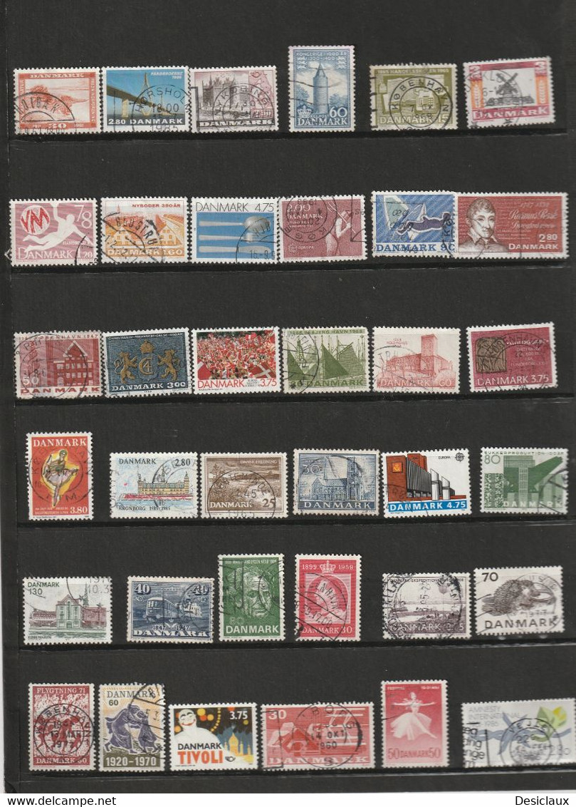 DANEMARK. Plus De 400 Timbres Oblitérés Très Variés. Idéal échange Vente. Petit Prix (0,02€ Le Timbre). Voir Les Scans. - Vrac (max 999 Timbres)