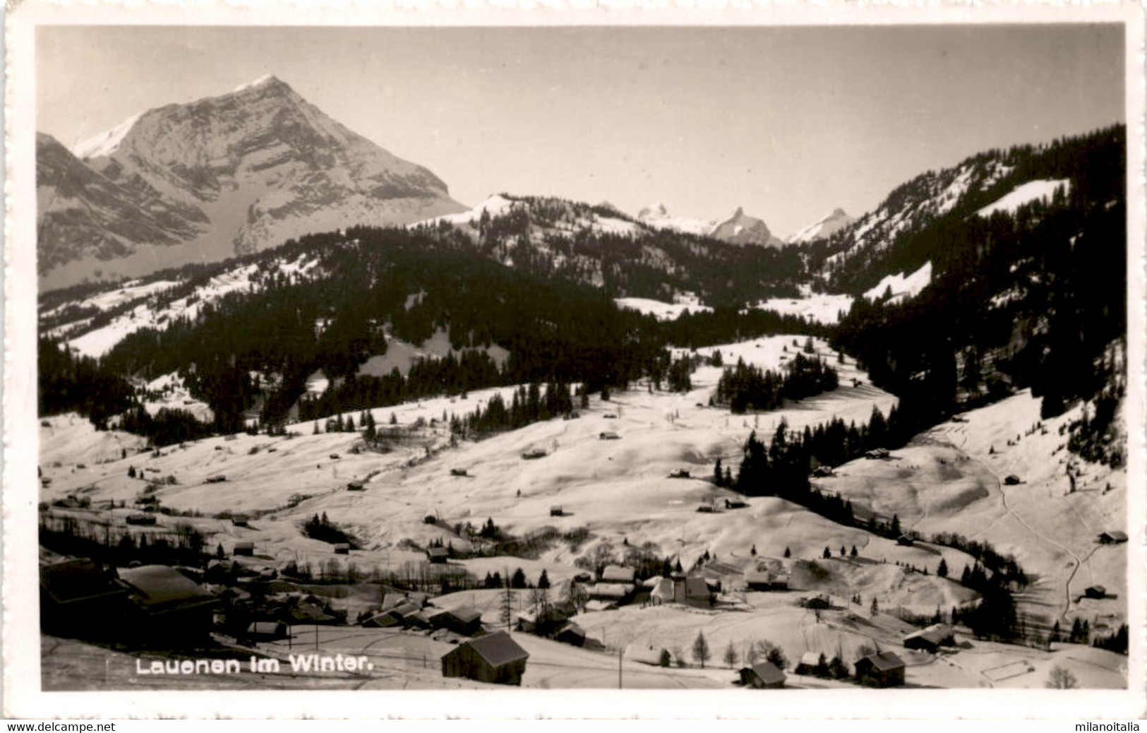 Lauenen Im Winter (329) * Karte Von 1939 - Lauenen