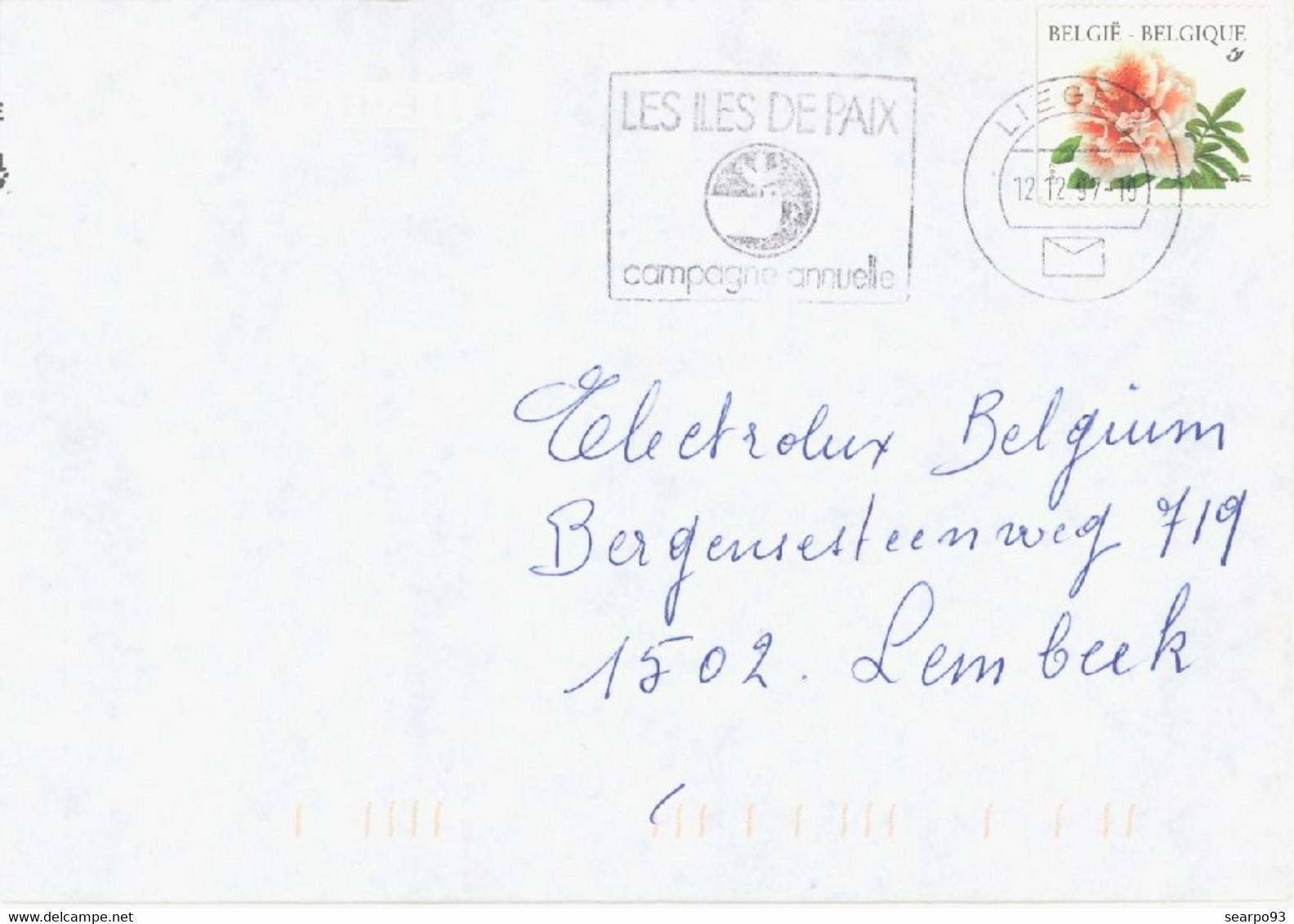 BELGIUM. POSTMARK. LIEGE - Other & Unclassified