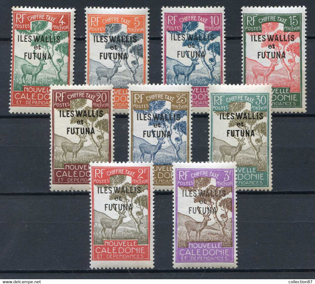 WALLIS Et FUTUNA ⭐⭐ TAXE > Yvert N° 12 à 18 + 22 Et 23 ⭐⭐ Neuf Luxe - MNH ⭐⭐ - Postage Due