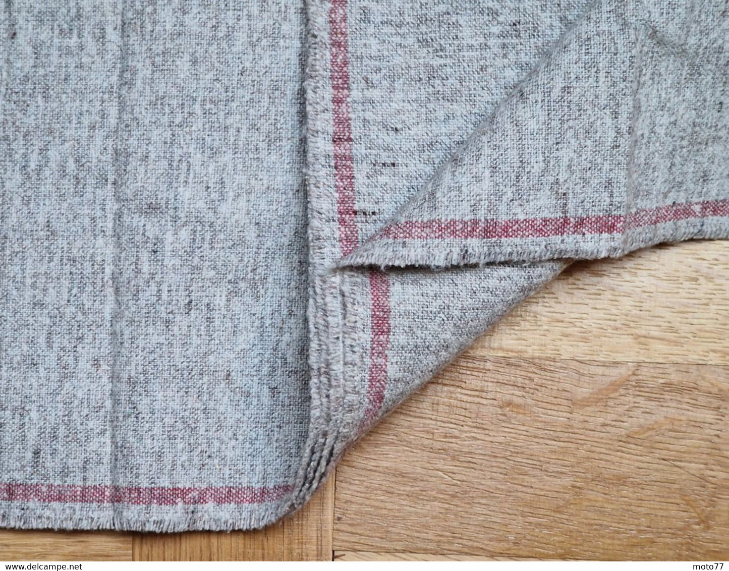 Ancien LINGE "Neuf De Stock" De Magasin GOULET TURPIN - Long Morceau De FLANELLE - Environ 0.60 X 3.20 M - Vers 1950 - Laces & Cloth