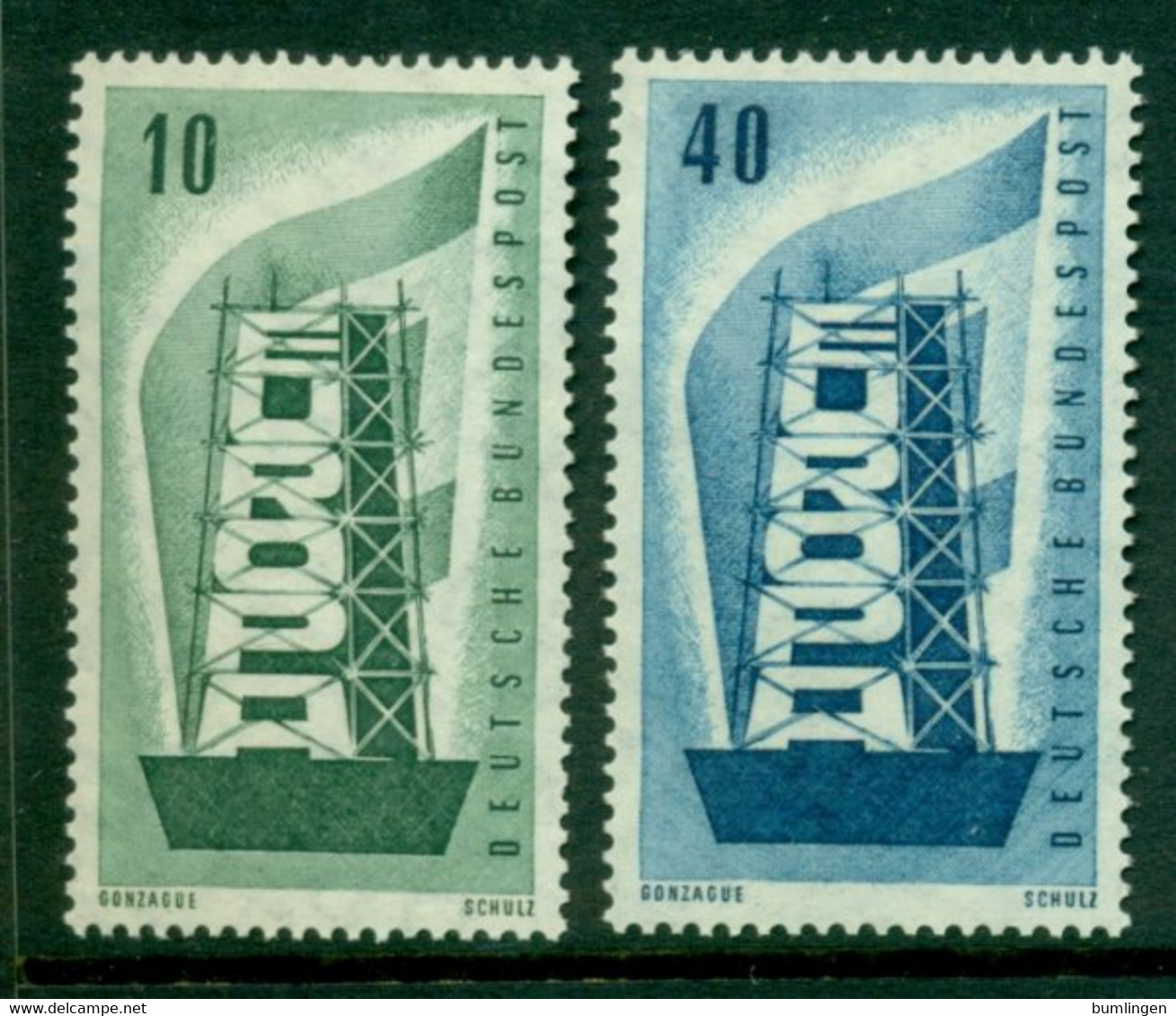 WEST GERMANY 1956 Mi 241-42** Europa CEPT [LA698] - 1956