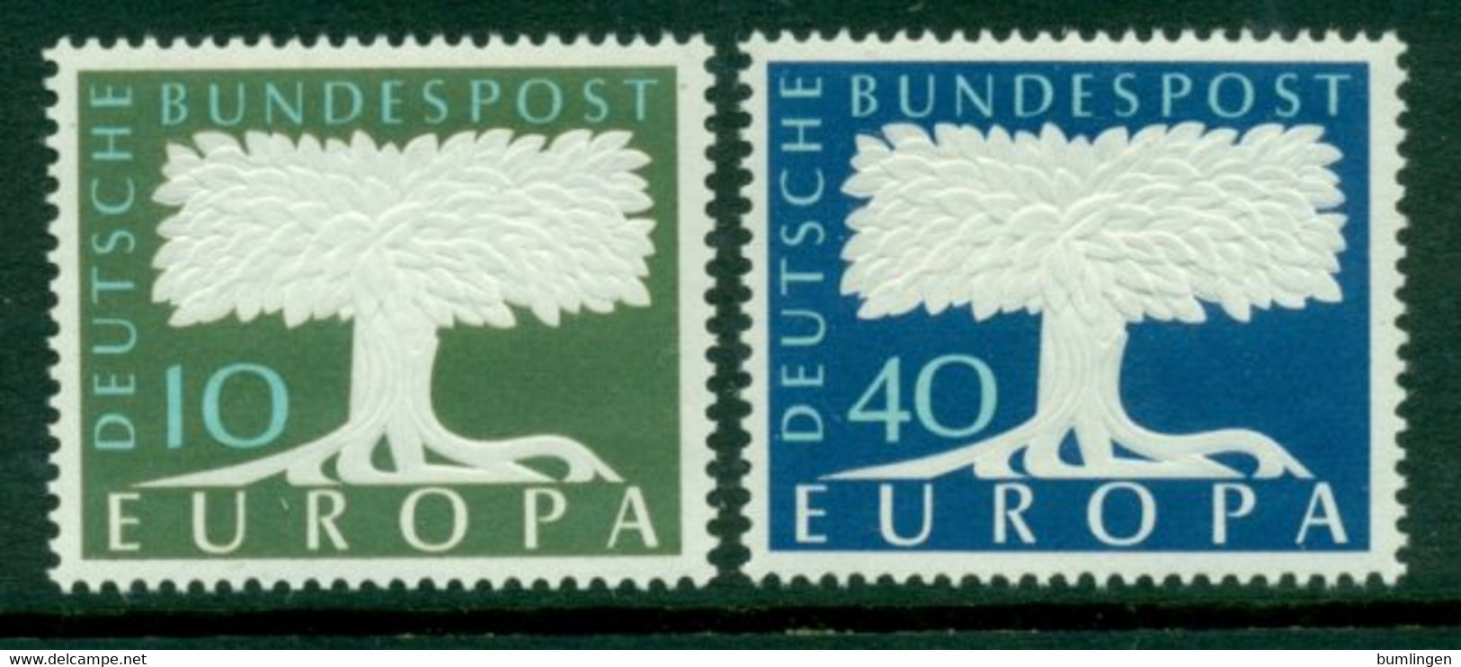 WEST GERMANY 1957 Mi 268-69** Europa CEPT [LA699] - 1957