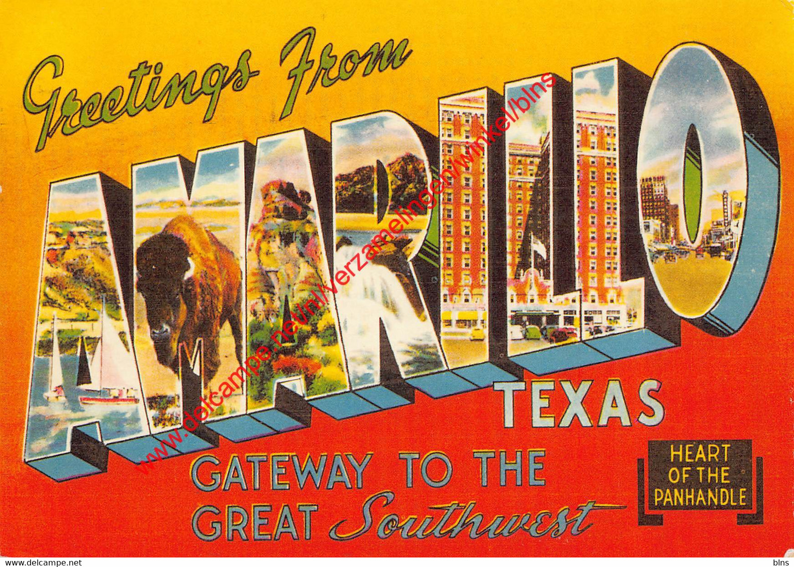 Greetings From Amarillo - Texas - United States USA - Amarillo