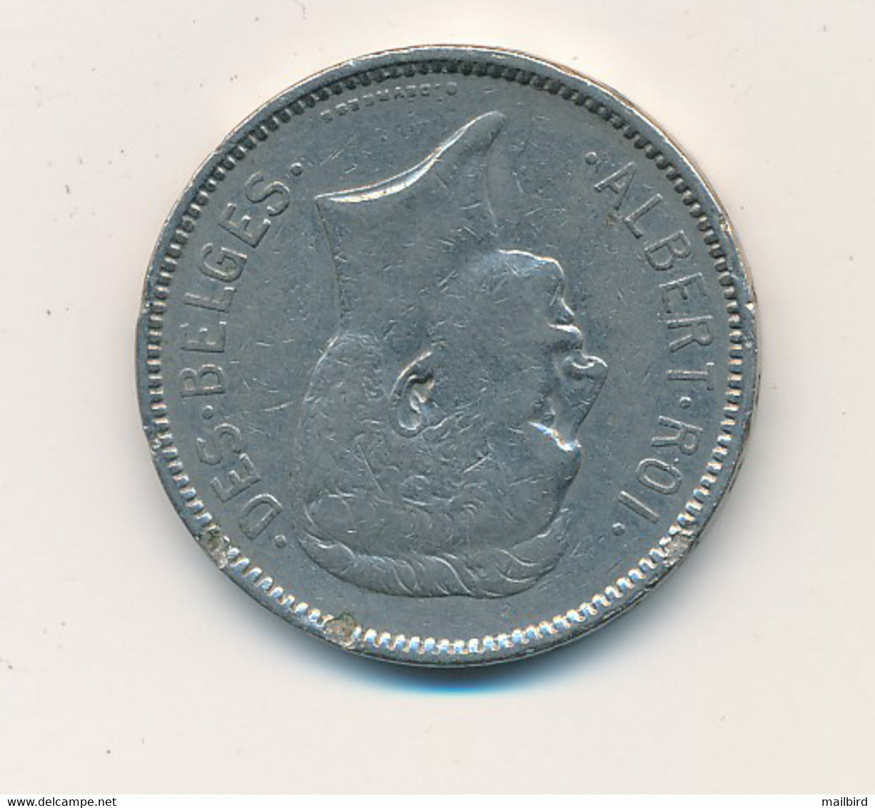 BELGIUM België Belgique - UN BELGA 5 Francs 1933 - 5 Francs & 1 Belga