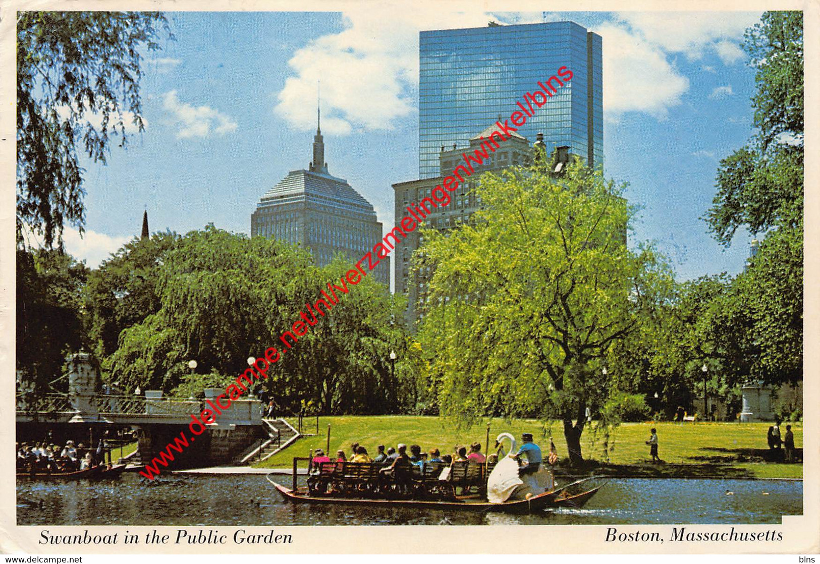 Swanboat In The Public Garden - Boston - Massachusetts - United States USA - Boston