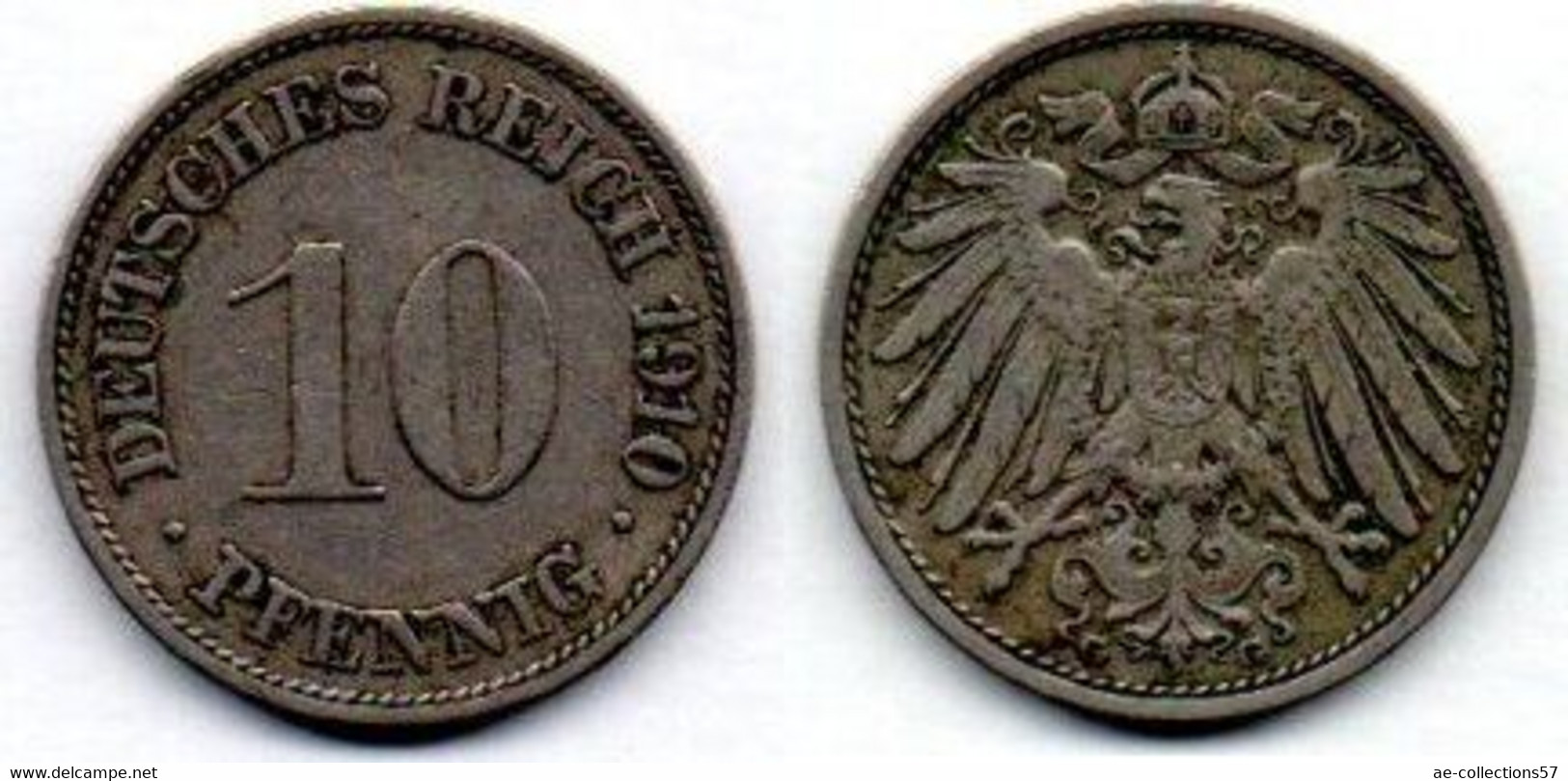 MA 18877  / Allemagne - Deutschland - Germany 10 Pfennig 1910 G TTB - 10 Pfennig