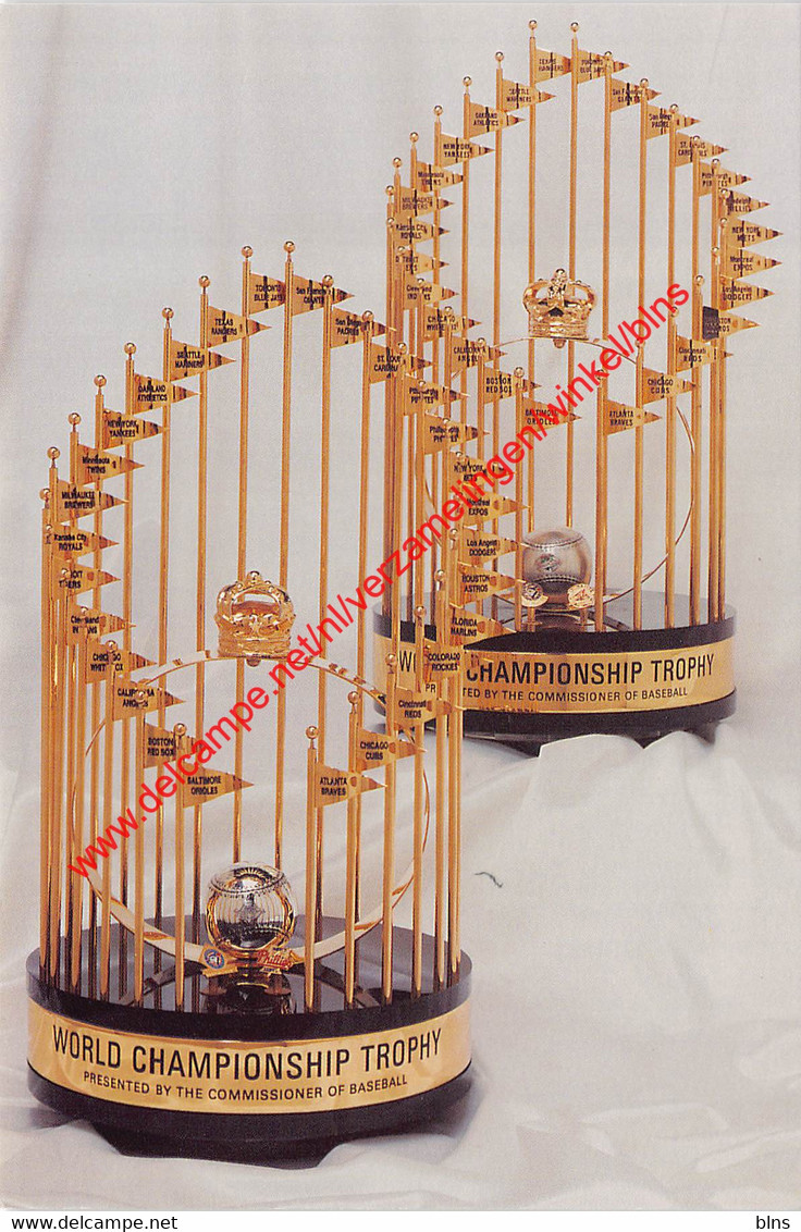 Baseball - 1992 And 1993 World Series Trophies - Toronto Blue Jays - Baseball