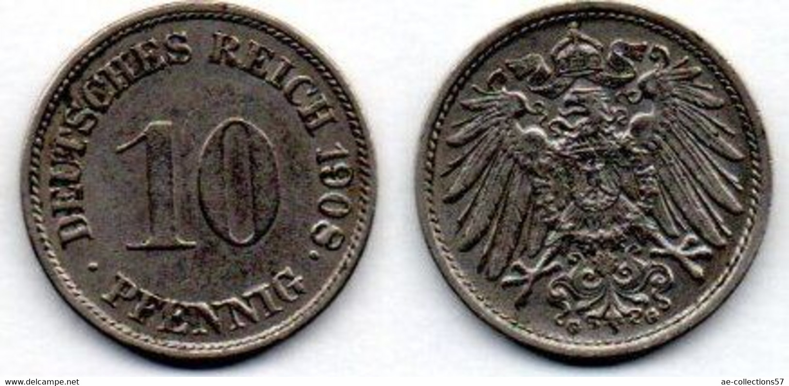 MA 18878  / Allemagne - Deutschland - Germany 10 Pfennig 1908 G TTB - 10 Pfennig