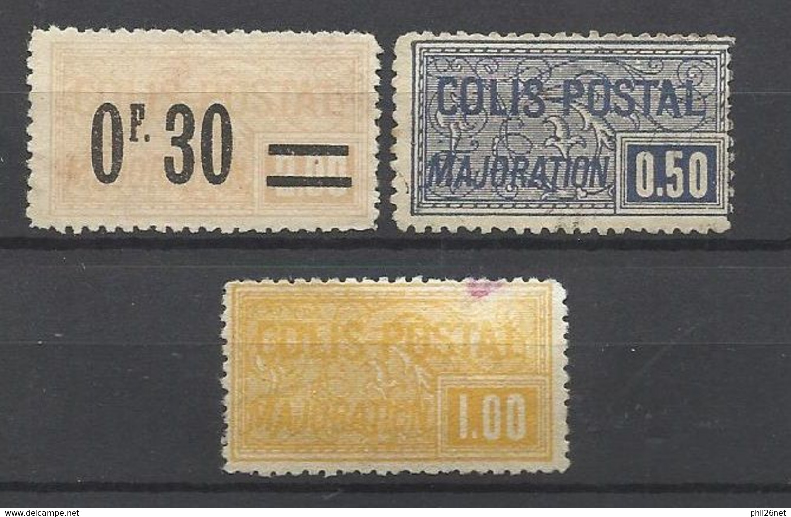 France Colis Postaux  N°  21 ; 27 Et 35   Neufs  ( *  )   B/TB  Voir Scans Solde - Mint/Hinged