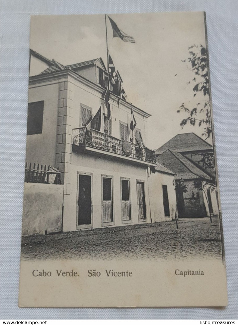 ANTIQUE POSTCARD CABO VERDE SÃO VICENTE - CAPITANIA UNUSED 1900'S - Cap Vert