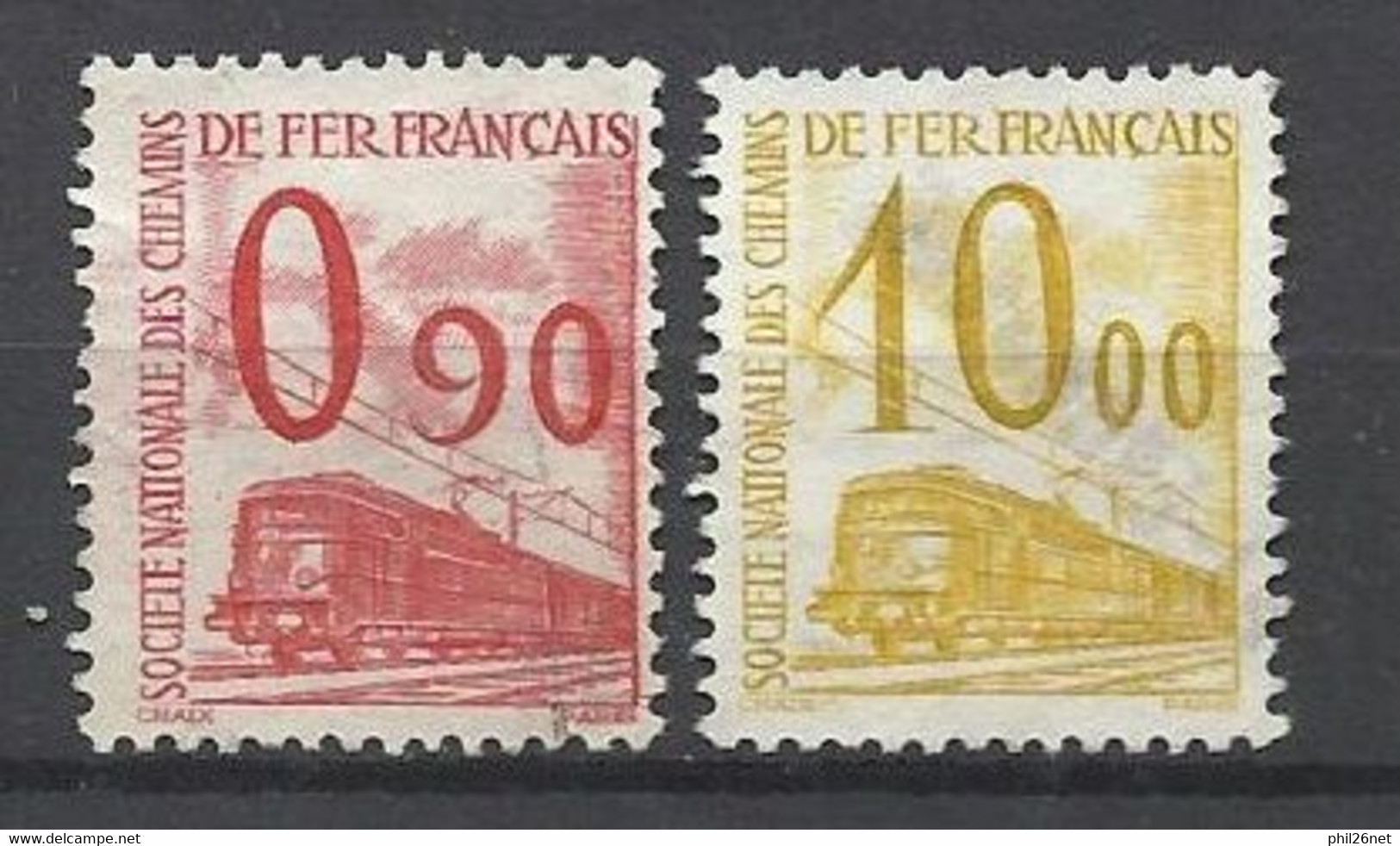 France Colis Postaux  Petits Colis  N°  40  Et  46     Neufs  ( *  )  B/TB   Voir Scans Solde - Neufs