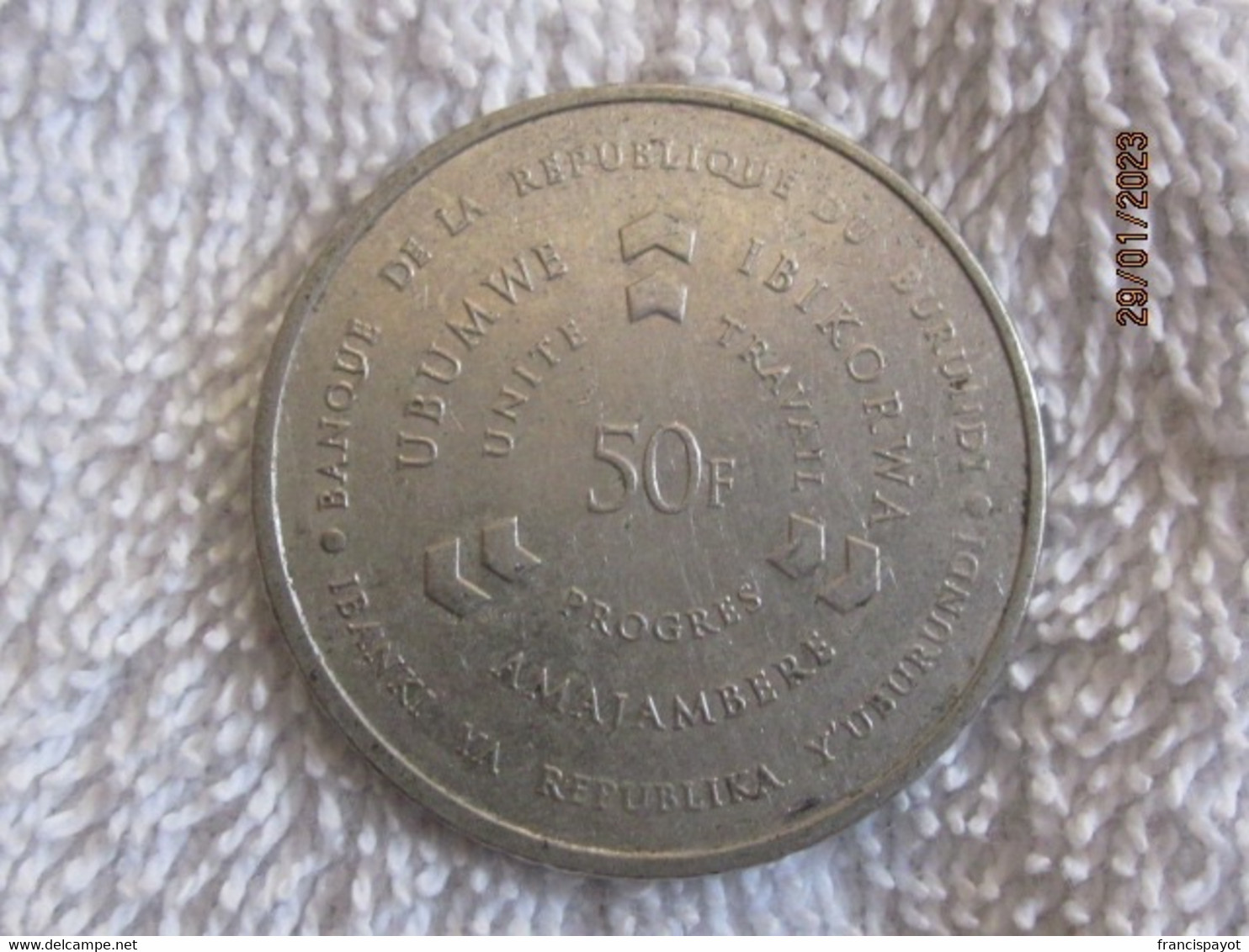 Burundi: 50 Franc 2011 - Burundi