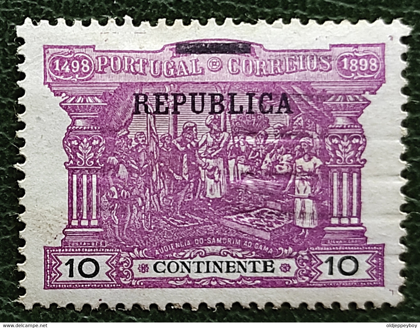 Timbres - Portugal - 1898 - 10 Reis - Republica - Continente - Neufs