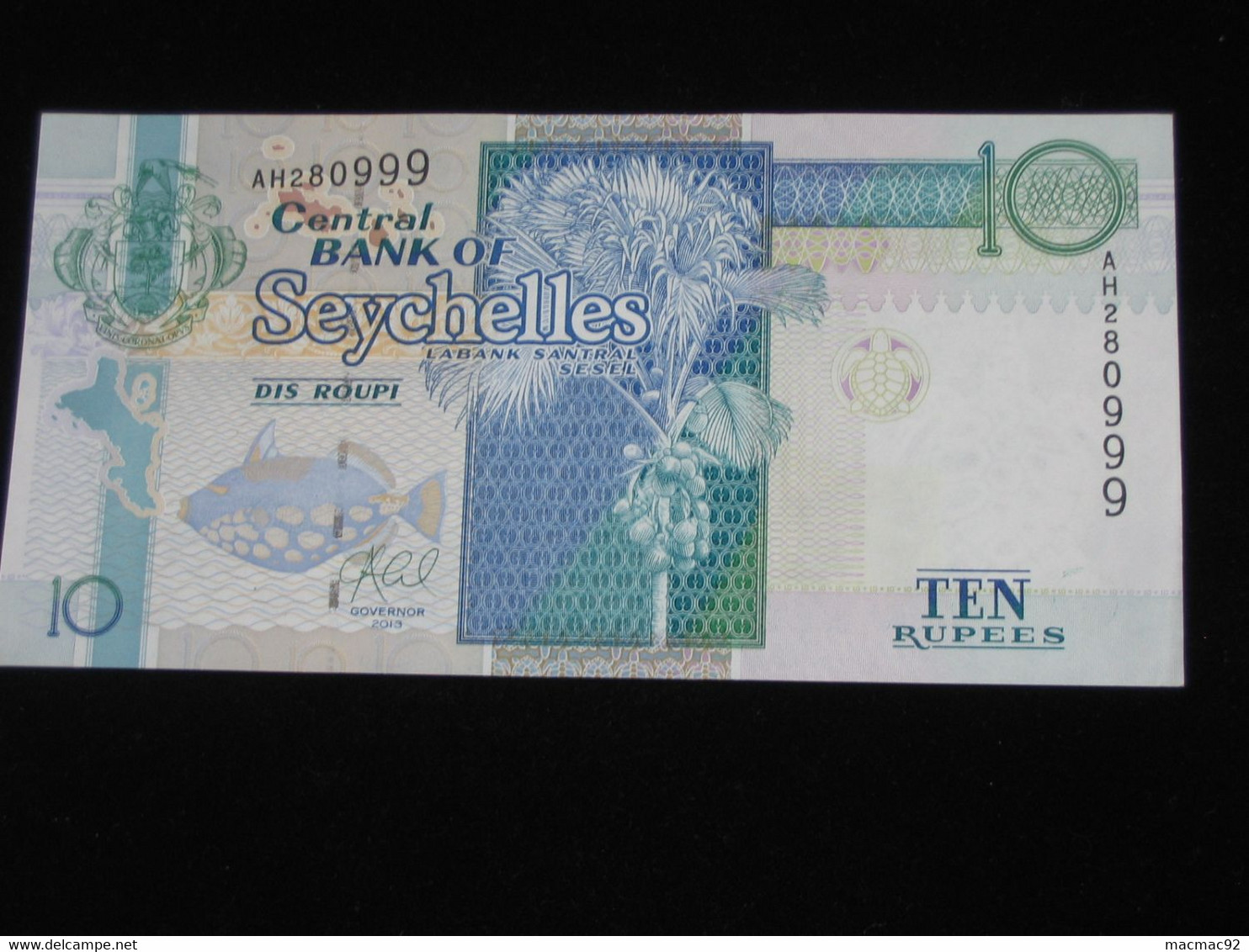 SEYCHELLES - 10 Ten Rupees 2019 *** EN ACHAT IMMEDIAT **** - Seychellen