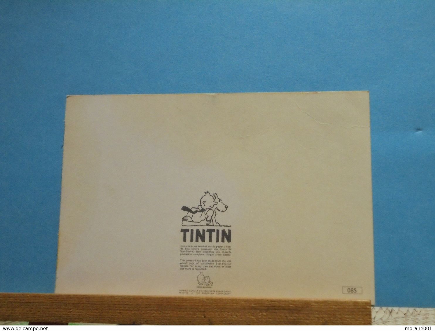 Carte Tintin On A Marché Sur La Lune Hergé - Tintin