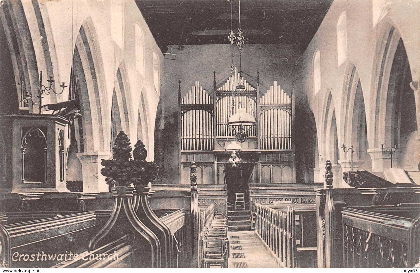 CROSTHWAITE Church-KESWICK-Cumbria-England-Intérieur Eglise-ORGUES-ORGUE-ORGEL-ORGAN-Chocolat CESAR, ANVERS PUBLICITE - Sonstige & Ohne Zuordnung