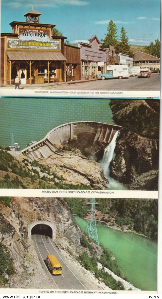 Souvenir Folder Of North Cascades National Park And Highway, Washington - Other & Unclassified