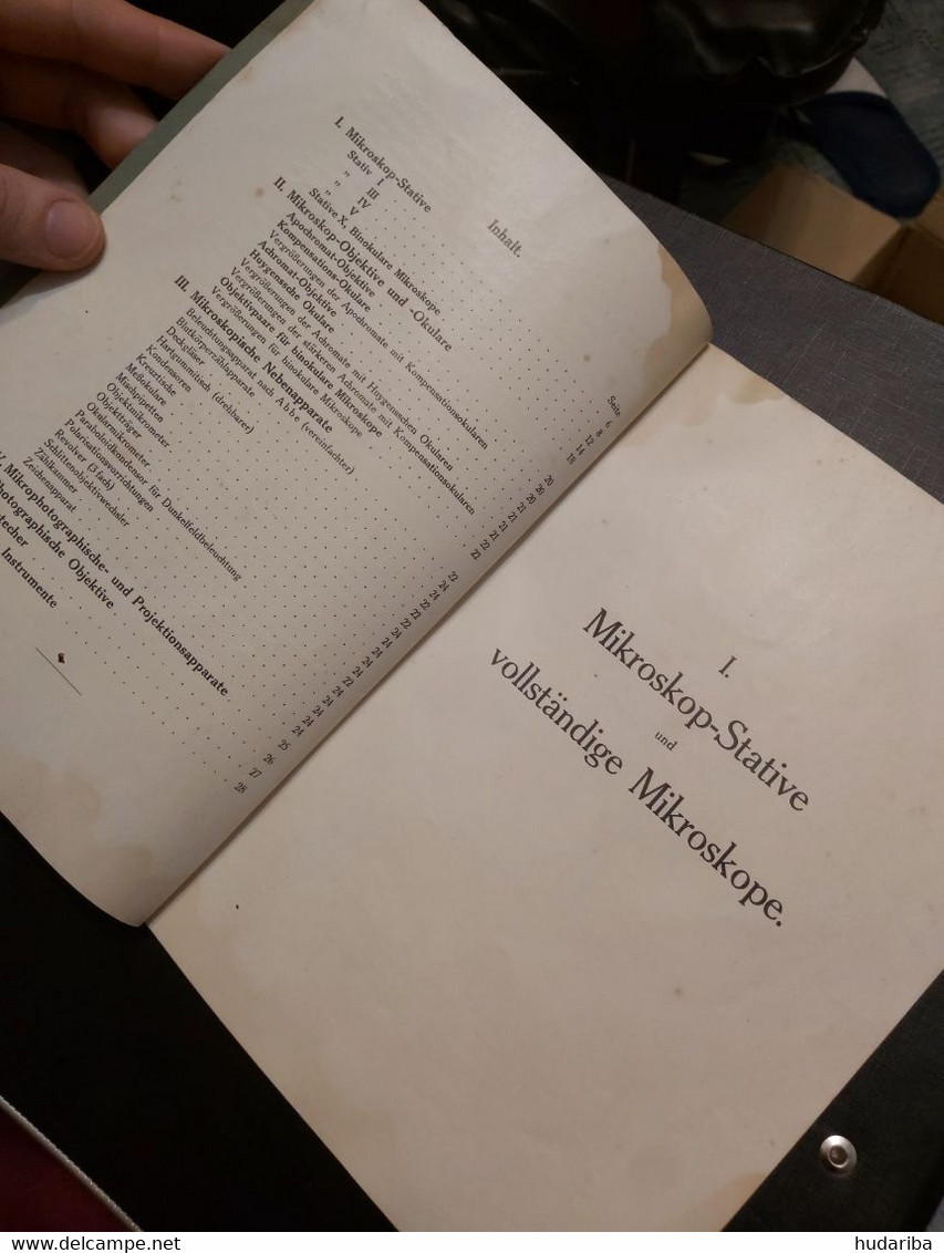 Carl Zeiss Mikroskope, Wien - Österreich. 1913 - Catálogos