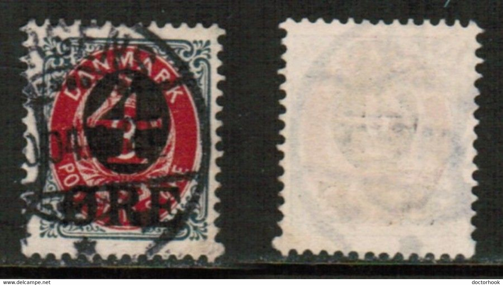 DENMARK   Scott # 55a USED (CONDITION AS PER SCAN) (Stamp Scan # 864-2) - Used Stamps