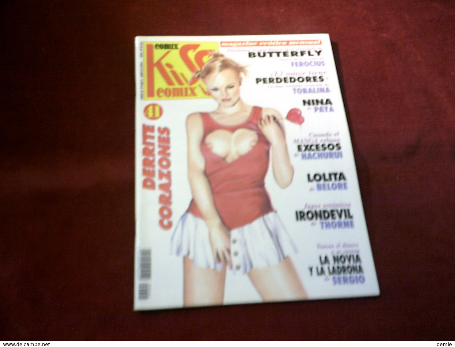 KISS COMIX  N° 41  BD  ESPAGNE  RESERVE AUX ADULTES AVEC 1  DVD OFFERT - Otros & Sin Clasificación