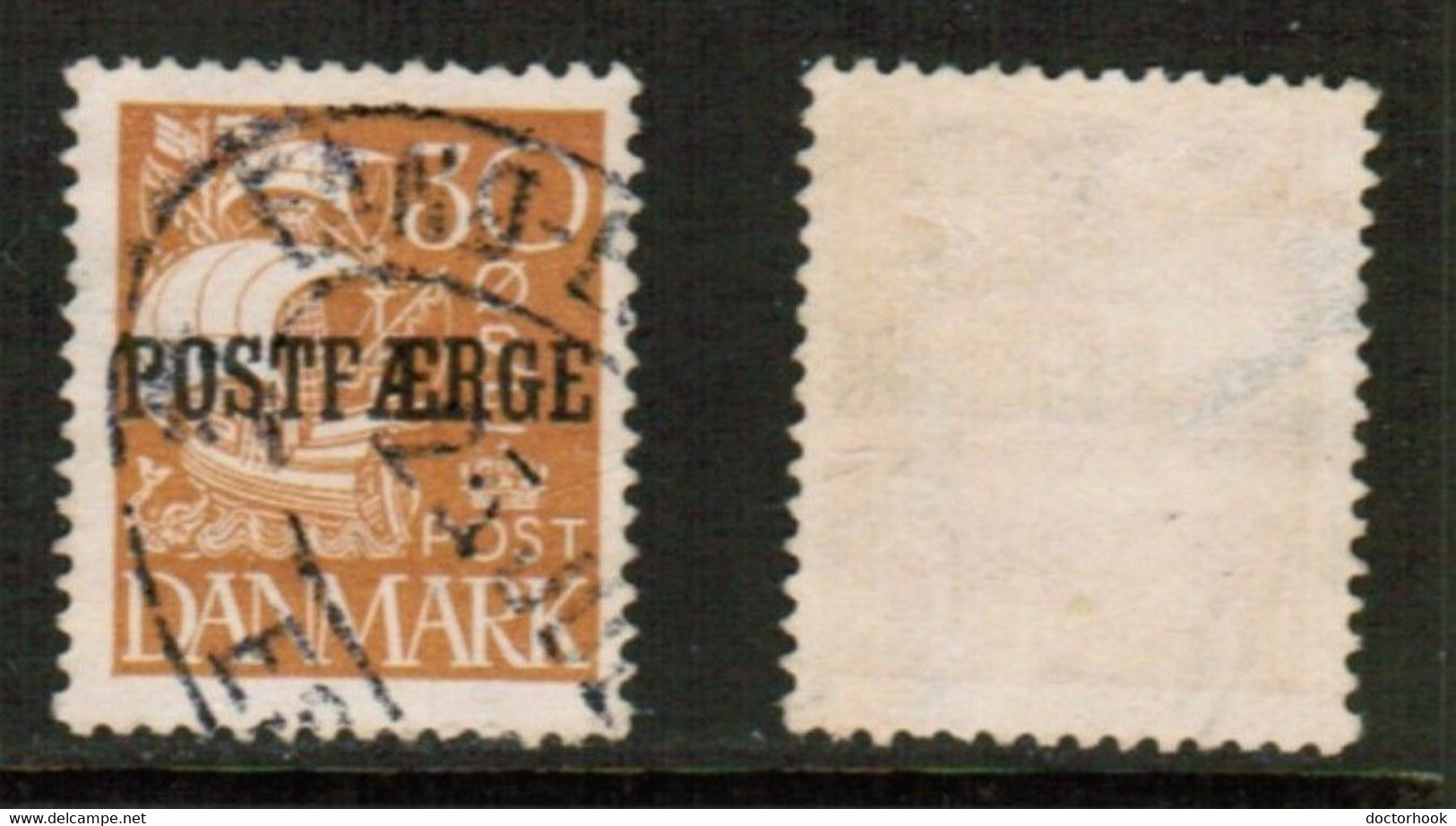 DENMARK   Scott # Q 13 USED (CONDITION AS PER SCAN) (Stamp Scan # 864-10) - Parcel Post